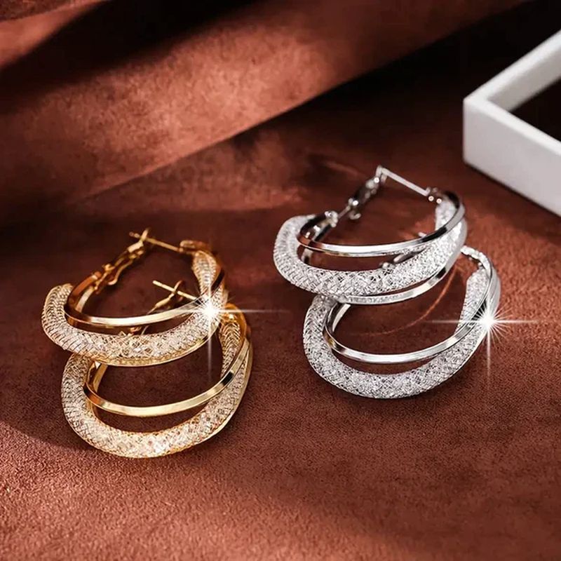 Boucles d’oreilles minimalistes de drainage lymphatique