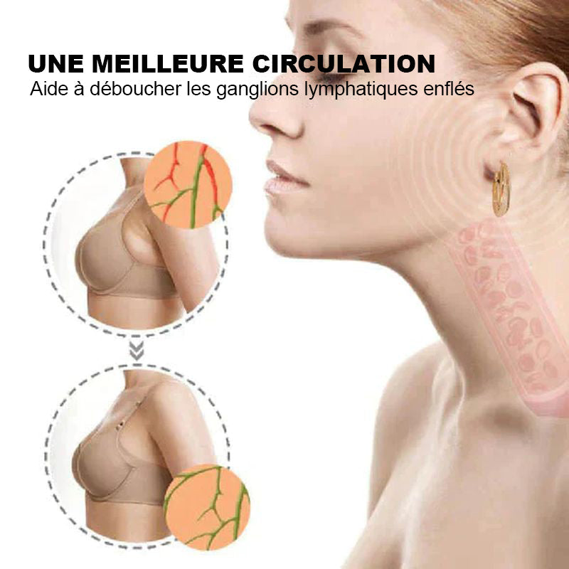 Boucles d’oreilles minimalistes de drainage lymphatique